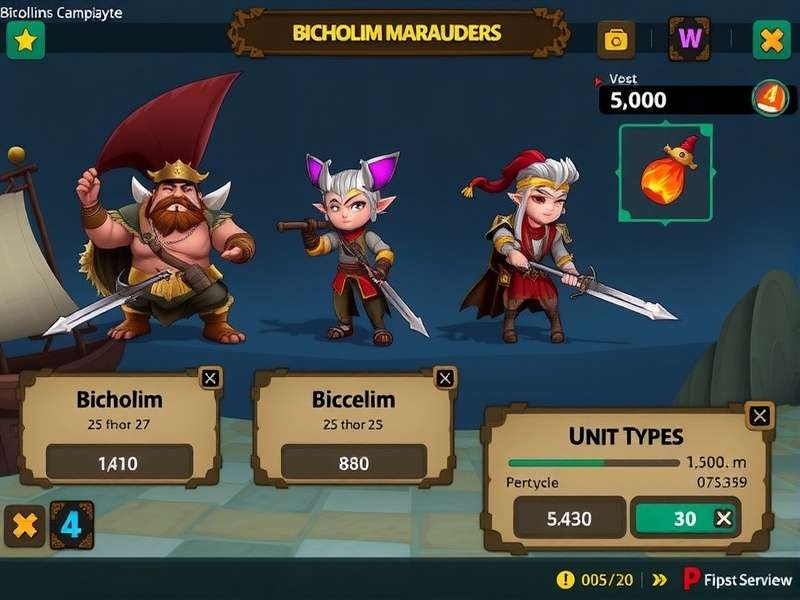 Bicholim Marauders Unit Types